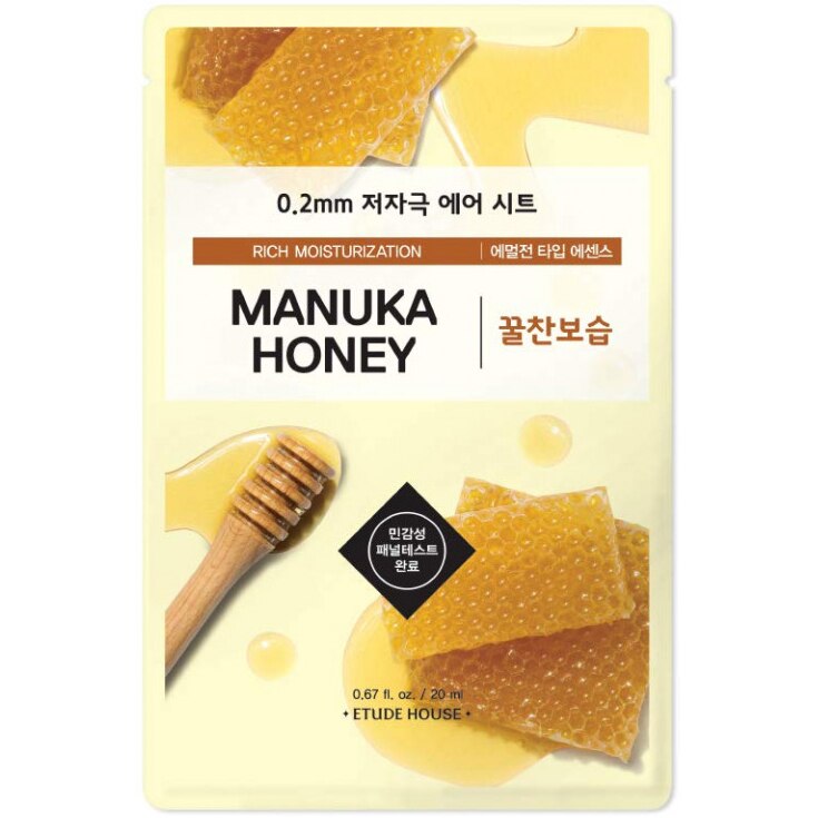 Masca servetel Etude House Therapy Air Mask, Miere de Manuka, 20 ml