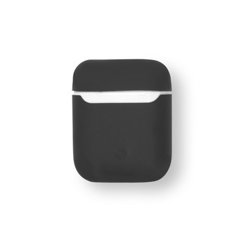 Husa eSTUFF neagra, din silicon pentru Apple AirPods Gen 1 & 2 Husa eSTUFF neagra, din silicon pentru Apple AirPods Gen 1 & 2