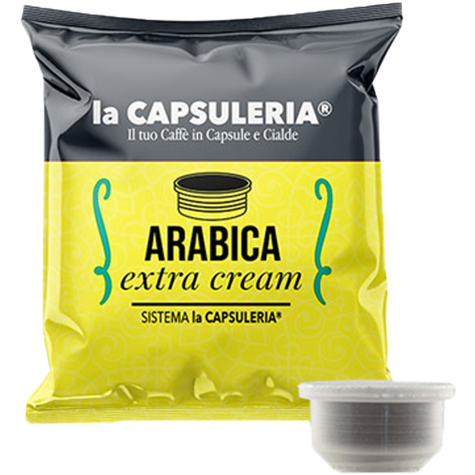 Set 10 Capsule Cafea Arabica Extra Cream, 100% Arabica, Compatibile La ...