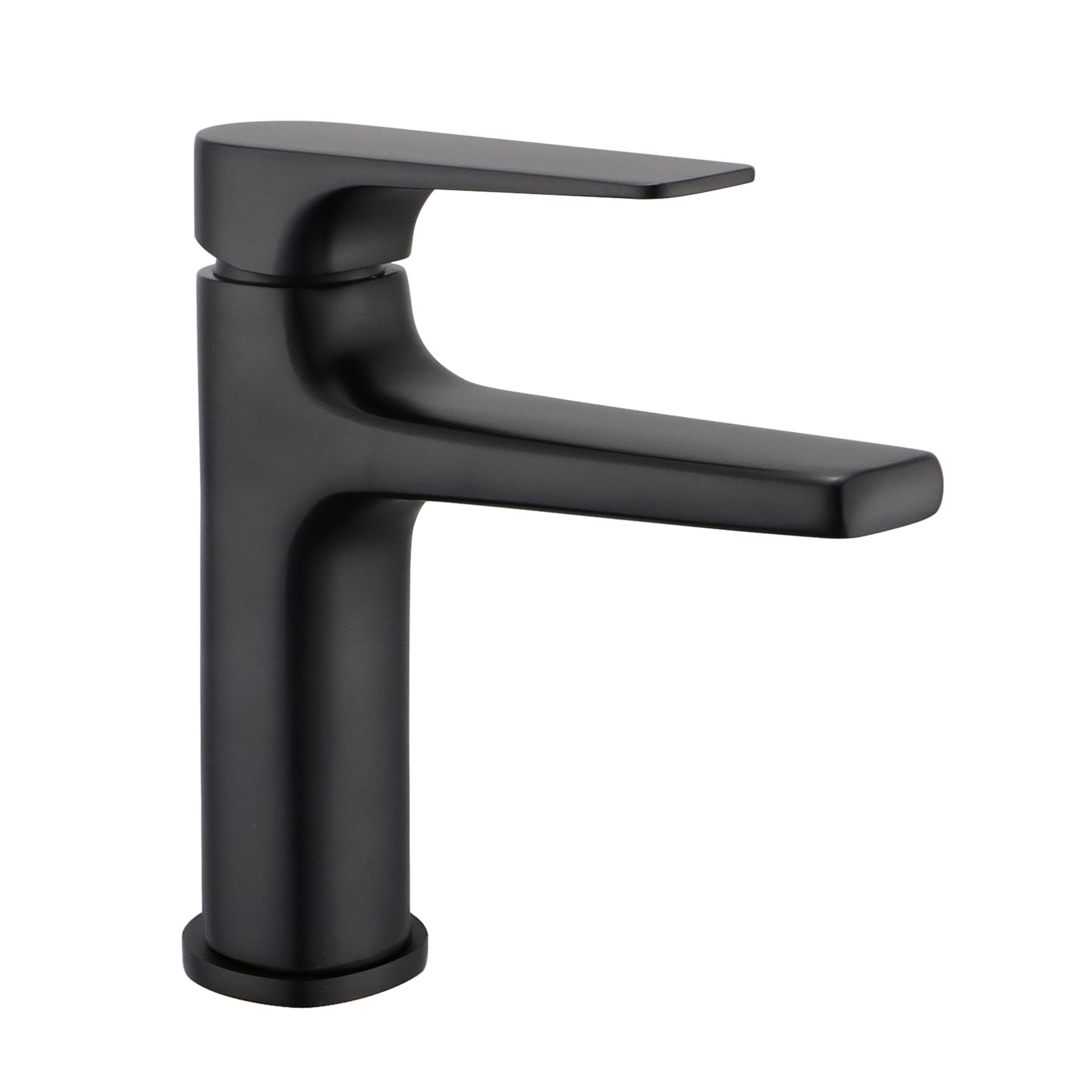 Baterie lavoar negru PLATO, finisaj mat