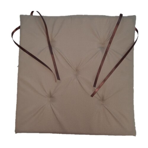 Perna scaun Atria, poliester, galben, 38 x 37 cm, moale, cu umplutura din burete