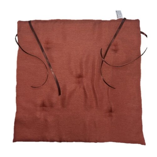 Perna scaun Atria, poliester, portocaliu, 38 x 37 cm, are rol atat decorativ cat si practic, umplutura din burete