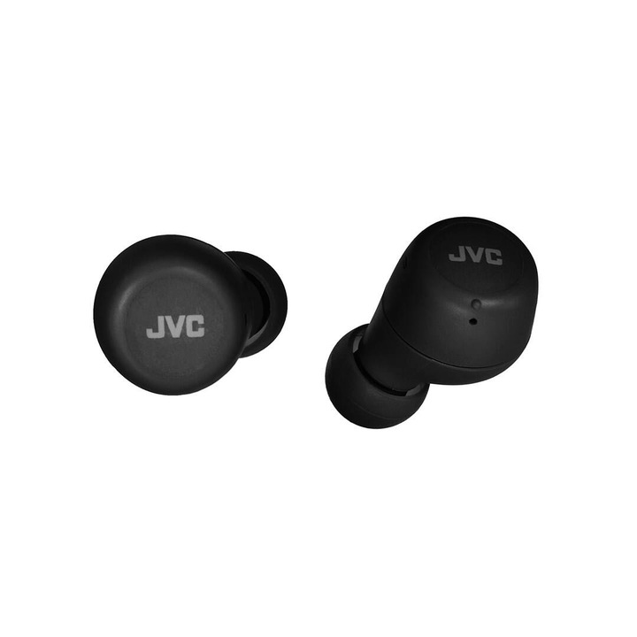 Casti True Wireless JVC HA-A5T-BN, Bluetooth 5.1, Voice assistant, Water Resistance IPX4, Negru