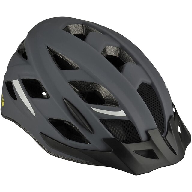 Casca ciclism 'Urban Helm' Fischer, gri inchis, S/M 52-59 cm