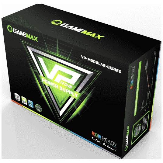 Fonte de Energia Gamemax VP-700-RGB-M 80 Plus Bronze 700W Semi Modular