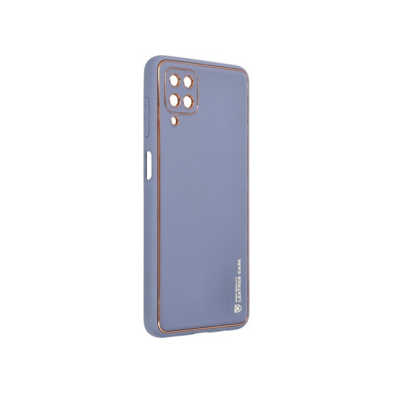 Husa Spate Cu Protectie La Camera Forcell Leather Compatibila Cu Samsung Galaxy A03s, Piele Ecologica, Albastru