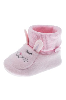 Chicco, Cizme de casa cu model cu animal, Roz pastel Chicco, Cizme de casa cu model cu animal, Roz pastel