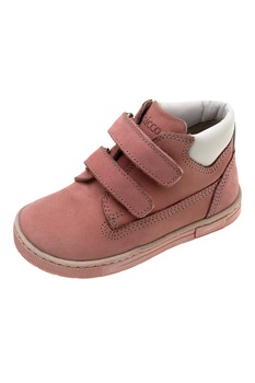 Chicco, Ghete din piele cu inchidere velcro, Rosu stins/Alb Chicco, Ghete din piele cu inchidere velcro, Rosu stins/Alb