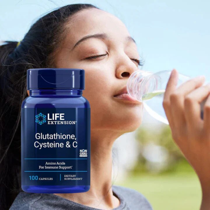 life extension glutathione cysteine & c Life Extension Glutathione, Cysteine & C Étrendkiegészítő, 100 kapszula
