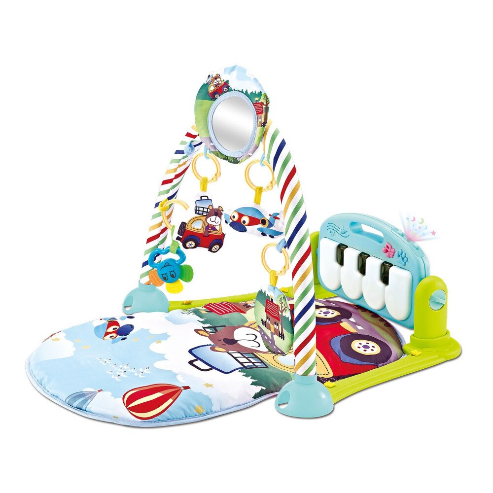 Centru de activitati KikkaBoo Piano Mint 80x50 cm