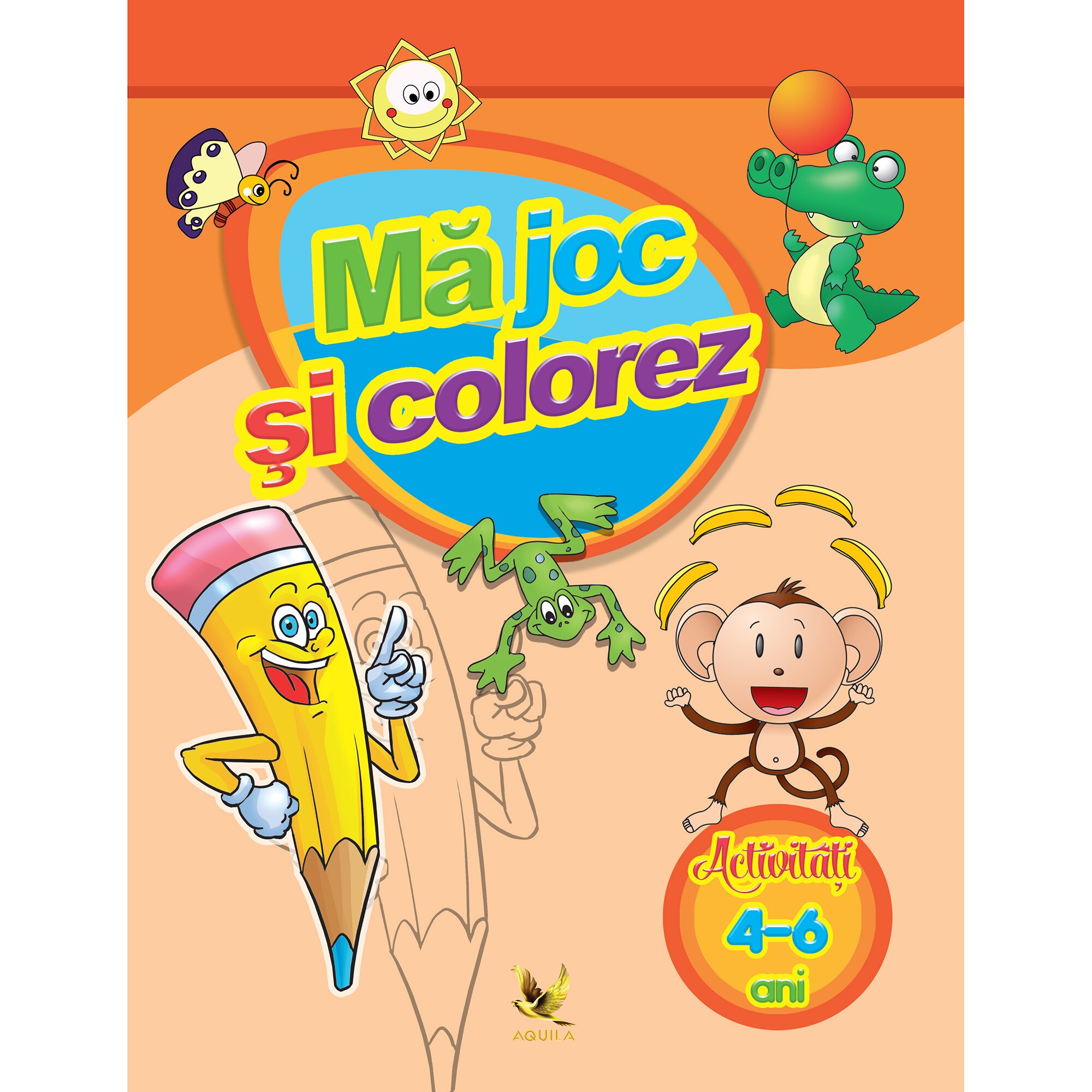 Ma joc si colorez. Activitati 4-6 ani