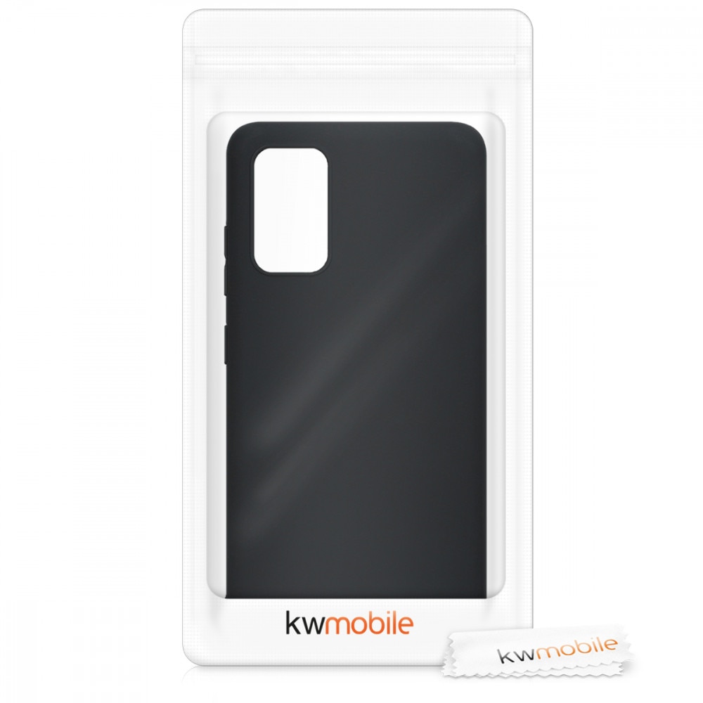 Husa pentru Samsung Galaxy S20 Plus, Silicon, Negru, 51216.47