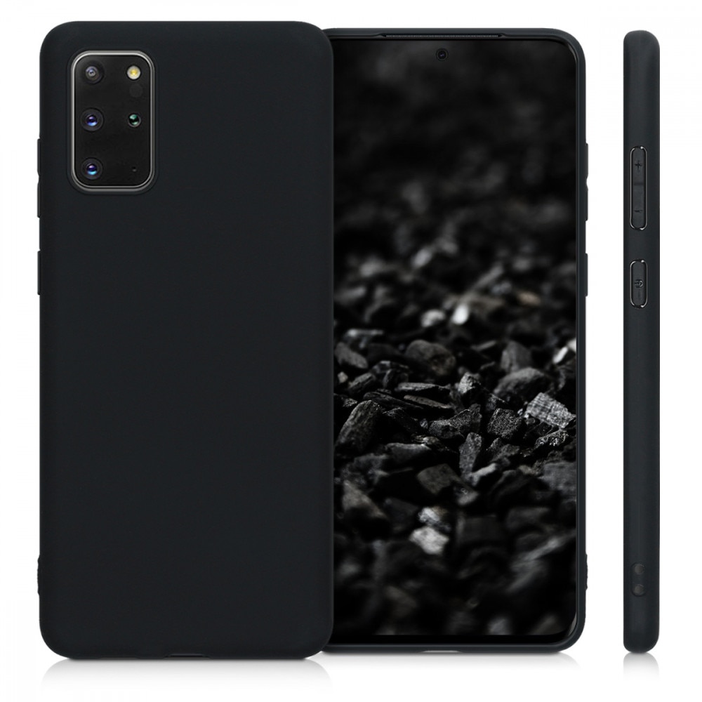 Husa pentru Samsung Galaxy S20 Plus, Silicon, Negru, 51216.47