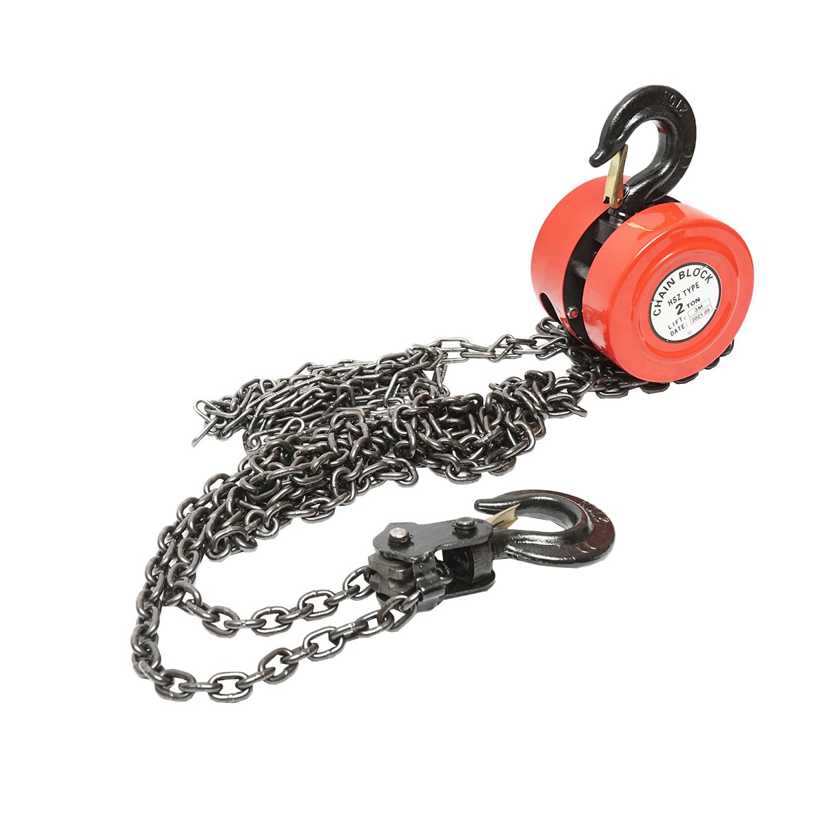 Palan manual cu lant sarcina maxima 2000Kg lungime lant 3m si carlig cu siguranta