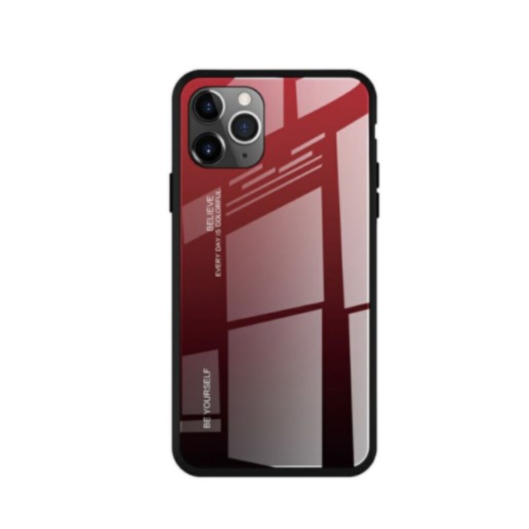 Husa pentru Samsung Galaxy S20 Plus, Gradient, bumper, Black-Red