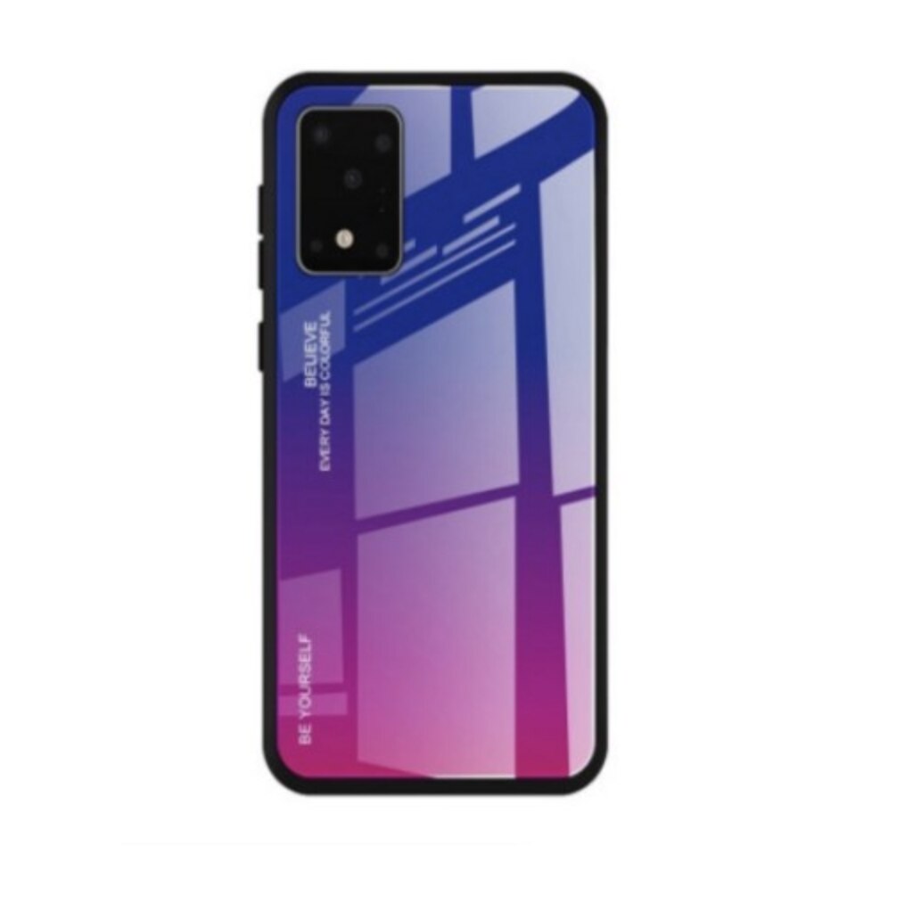 Husa pentru Samsung Galaxy S20 Plus, bumper, Pink-Blue