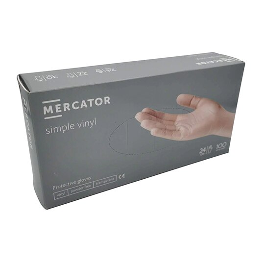 Manusi vinil Nepudrate Vinylex –transparente,100 bucati,marimea S