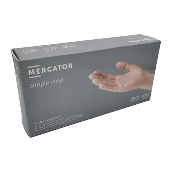 Manusi vinil Nepudrate Vinylex –transparente,100 bucati,marimea S Manusi vinil Nepudrate Vinylex –transparente,100 bucati,marimea S