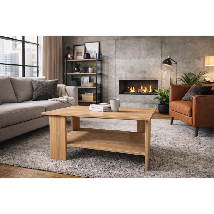 Masuta Cafea Turo, Cocobolo, Unic Spot, 87x60x43cm