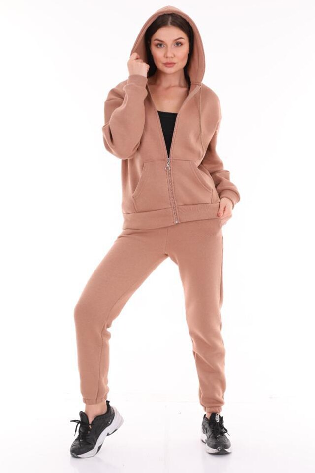 Trening vatuit din bumbac, Adela, Crem