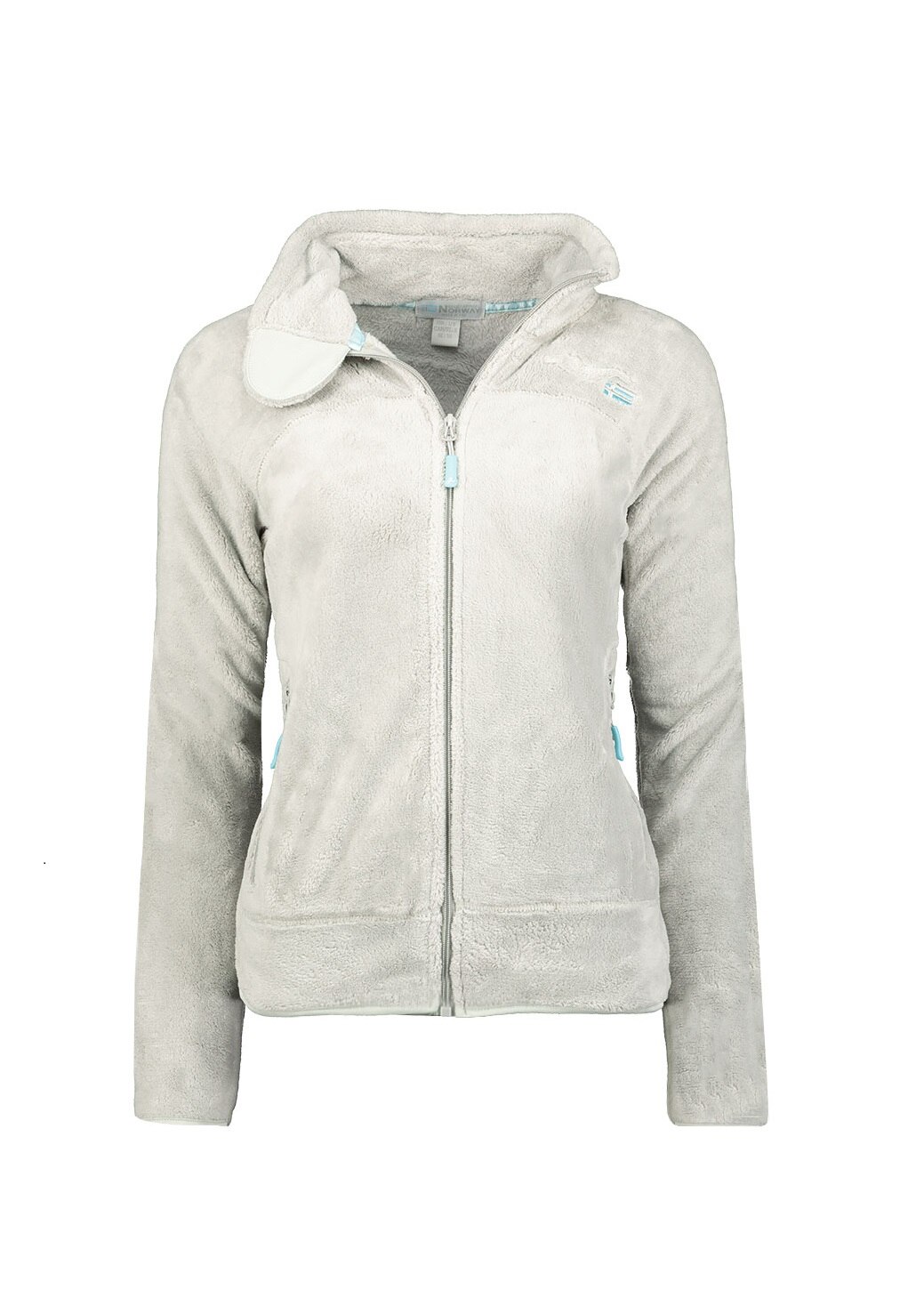 Hanorac fleece, Geographical Norway , Regular fit , Gri deschis , Marime L