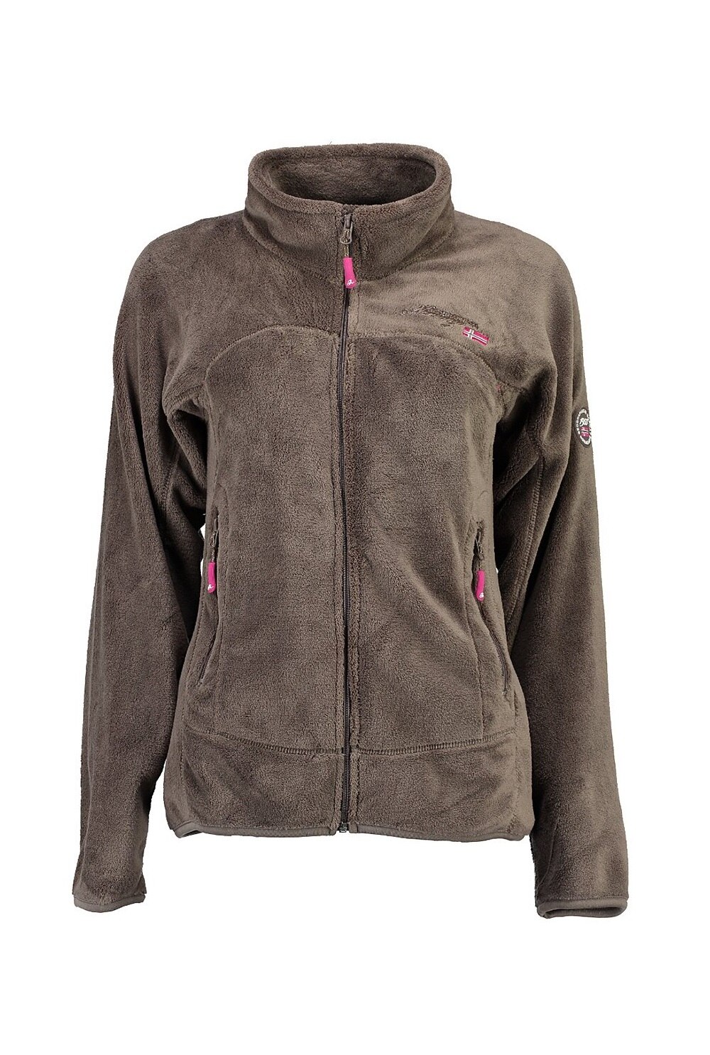 Hanorac fleece, Geographical Norway , Regular fit , Gri inchis, Marime M