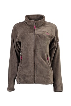 Hanorac fleece, Geographical Norway , Regular fit , Gri inchis, Marime M Hanorac fleece, Geographical Norway , Regular fit , Gri inchis, Marime M