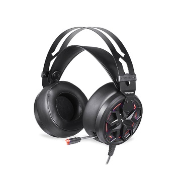 Casti de gaming, Motospeed, H60, Negru, Microfon incorporat, Interfata USB, Lungime cablu 2,1 m, Diametru difuzor 50 mm Casti de gaming, Motospeed, H60, Negru, Microfon incorporat, Interfata USB, Lungime cablu 2,1 m, Diametru difuzor 50 mm