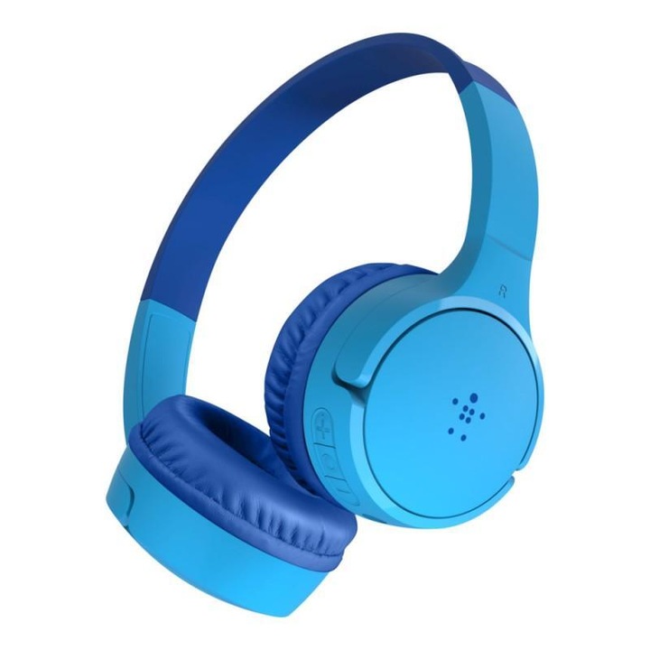 Casti pentru copii, Belkin, SOUNDFORM, Wireless On-Ear, Albastru