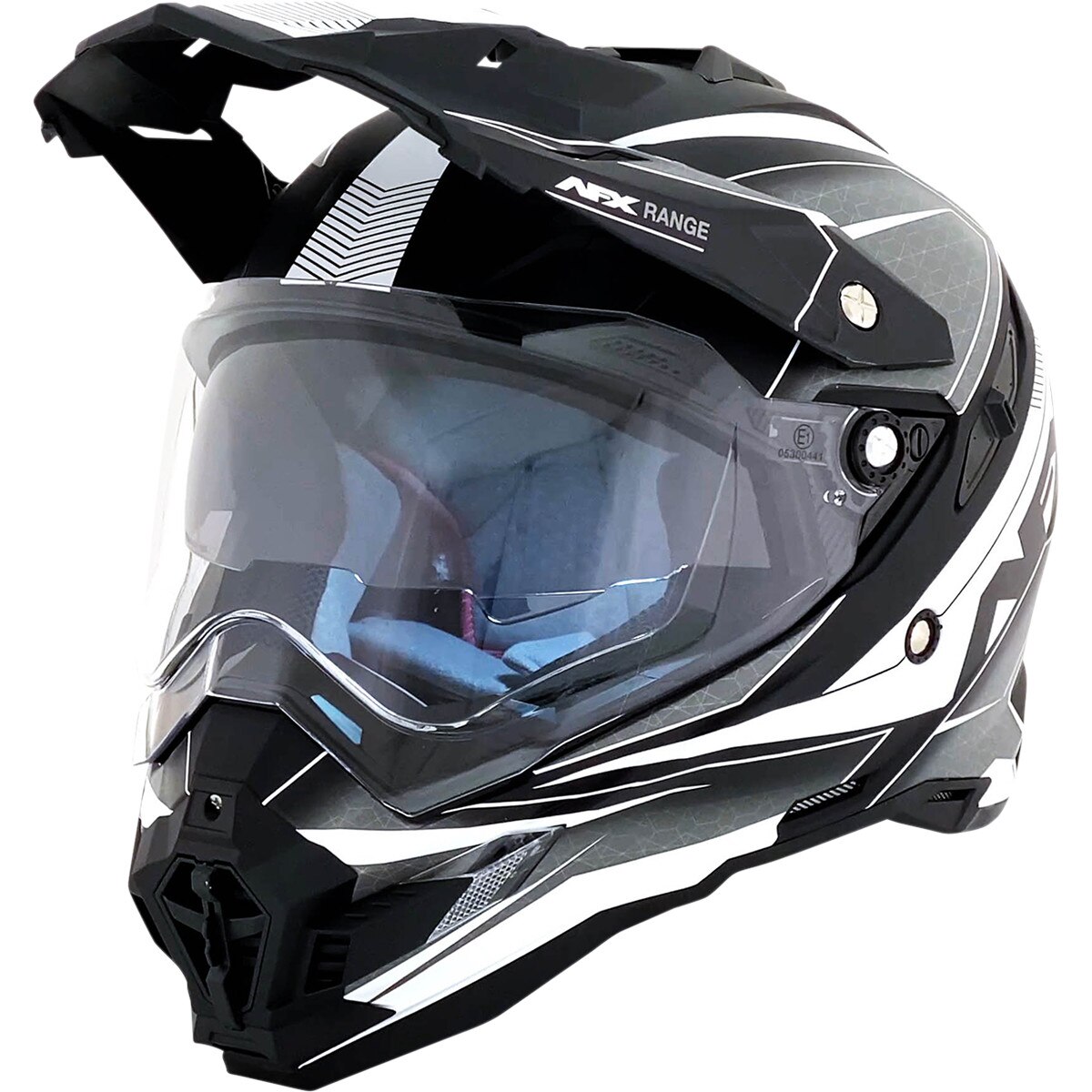 Casca atv/cross AFX FX41, culoare negru/alb, marime 2XL