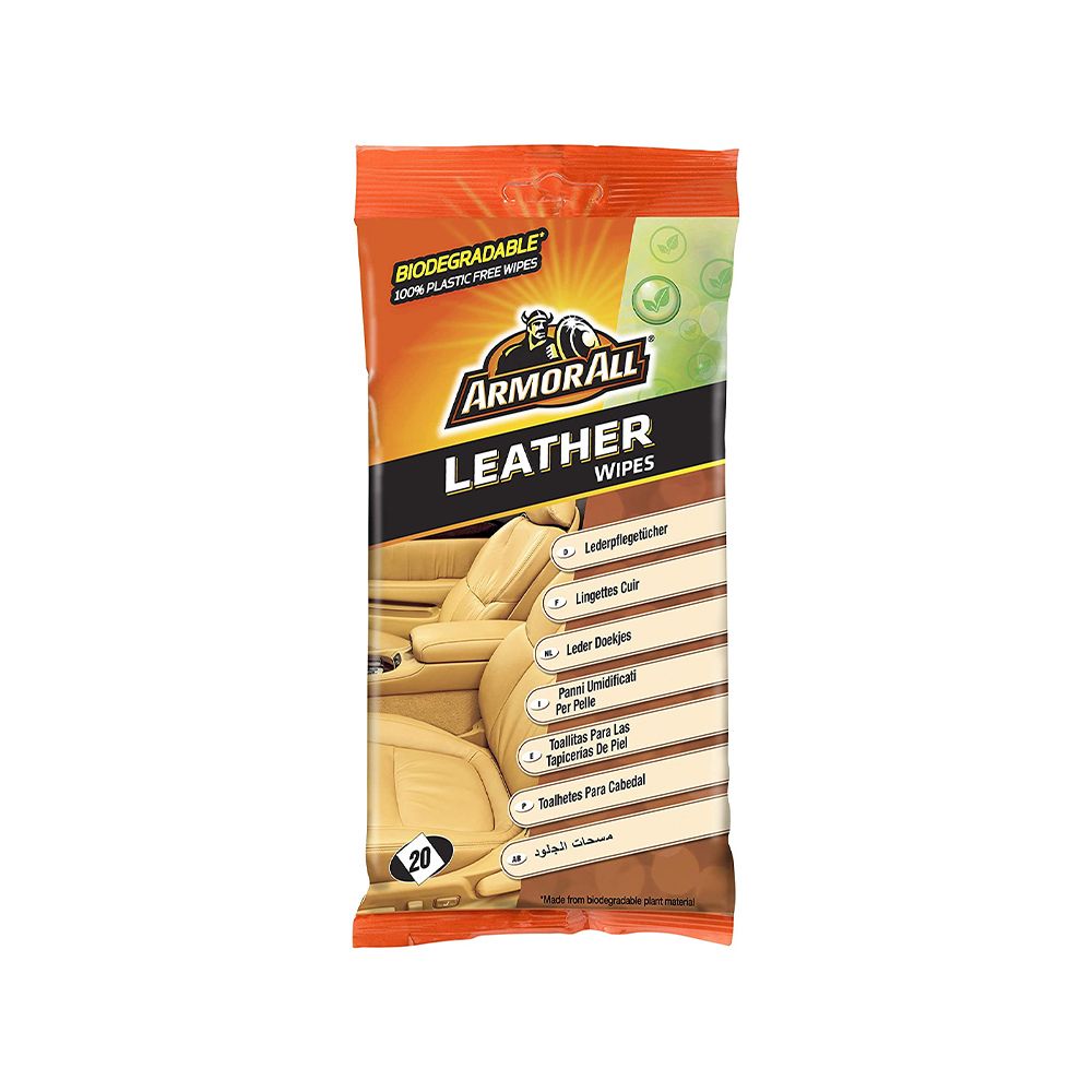 Servetele Intretinere Piele Armor ALL Leather Wipes 20bucati