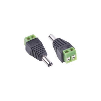 Set 4 Mufa / Conector alimentare tata 5.5x2.1 cu borne prindere, 12V DC , Active, pentru camere supraveghere cctv, negru Set 4 Mufa / Conector alimentare tata 5.5x2.1 cu borne prindere, 12V DC , Active, pentru camere supraveghere cctv, negru
