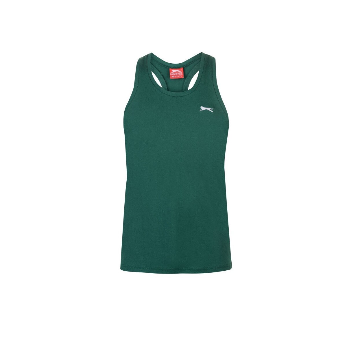Slazenger, Maiou sport Muscle Vest, Bumbac, Verde
