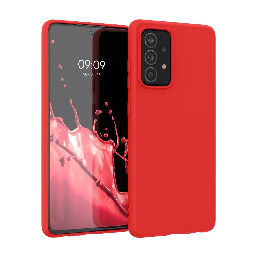 Husa pentru Samsung Galaxy A52 / Galaxy A52 5G / Galaxy A52s 5G, Silicon, Rosu, 54346.111