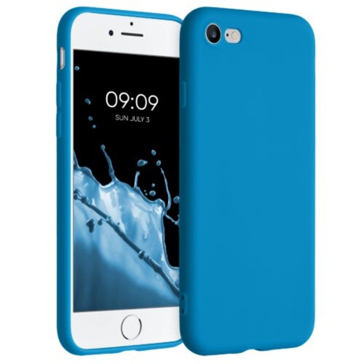 Telefontok iPhone 8 / iPhone 7 / iPhone SE 2, szilikon, kék, 39458.224