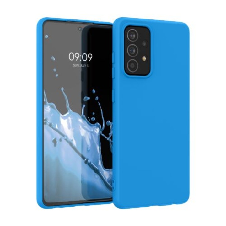 Telefontok Samsung Galaxy A52 / Galaxy A52 5G / Galaxy A52s 5G, szilikon, kék, 54346.157