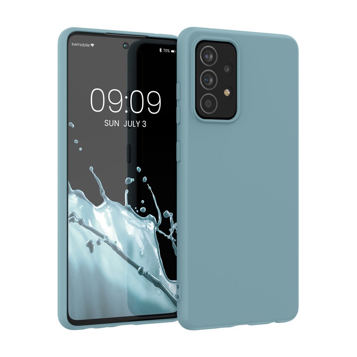 Telefontok Samsung Galaxy A52 / Galaxy A52 5G / Galaxy A52s 5G, szilikon, zöld, 54346.207