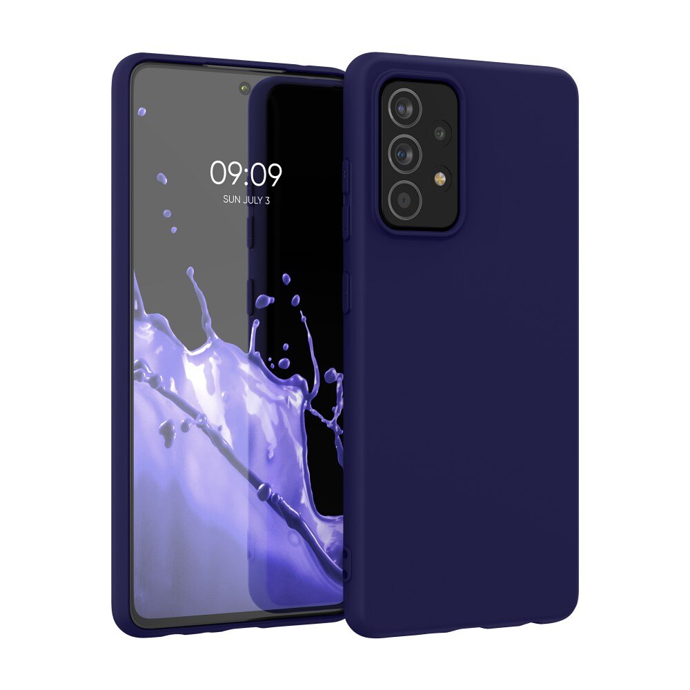 Husa pentru Samsung Galaxy A52 / Galaxy A52 5G / Galaxy A52s 5G, Silicon, Albastru, 54346.182