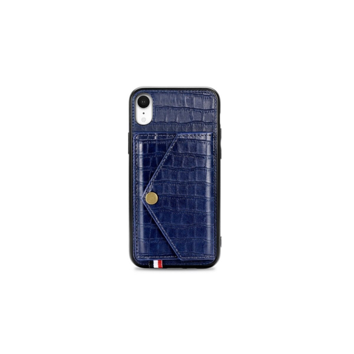 Husa pentru iPhone XS, capac de protectie, Buzunar Card, bumper, Bleumarin