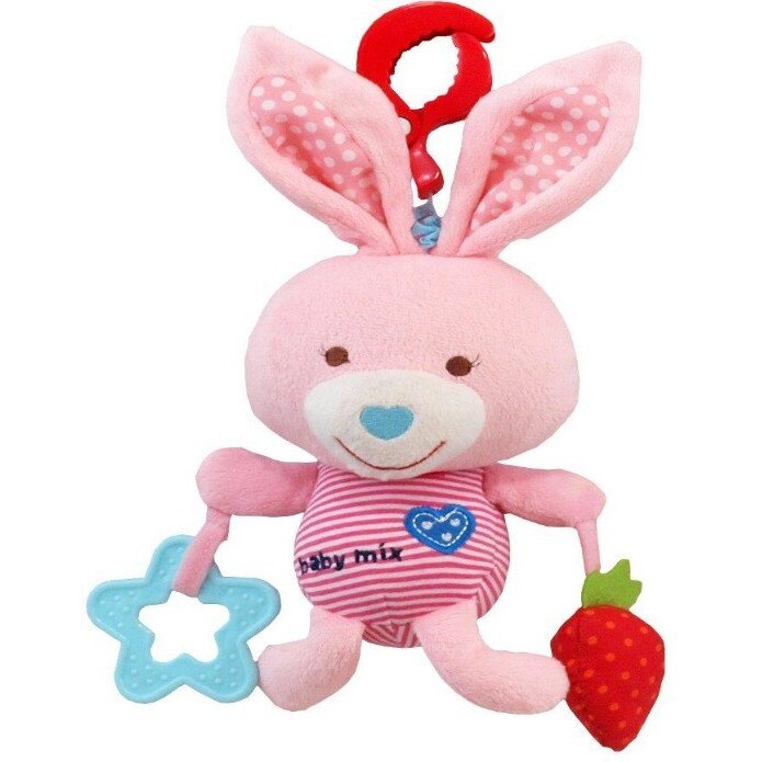 Jucarie muzicala pentru carucior-BabyMix P/1128R, Roz