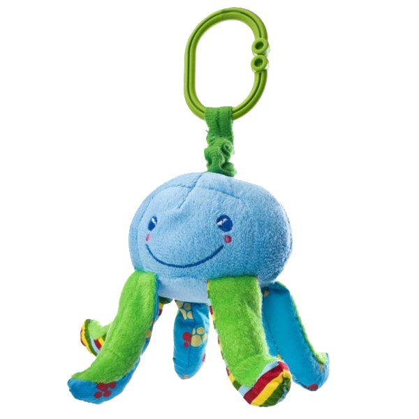 Jucarie cu vibratii pentru carucior-Sensillo Caracatita 23412A, Albastru