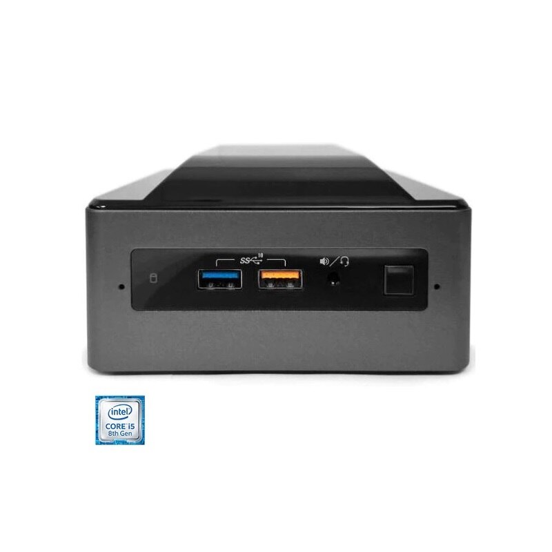 Mini PC Intel NUC, Core i5-8260U, 32GB DDR4 RAM, 1TB SSD NVMe, Intel UHD Graphics, Wi-Fi, Bluetooth, Fara sistem de operare