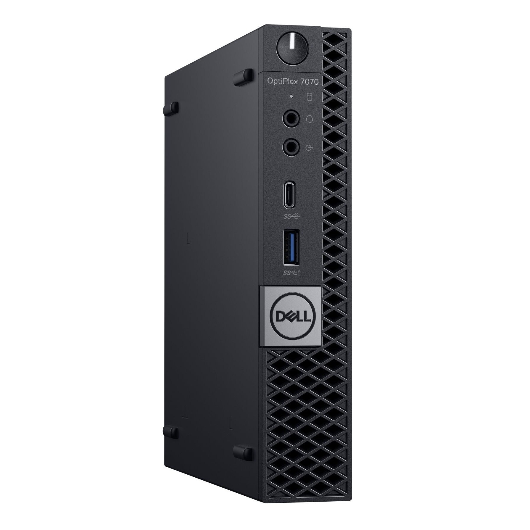 Mini PC DELL Optiplex 7070 cu procesor Intel i7-8700T, 8GB, 256GB SSD, 1TB HDD, Intel UHD Graphics 630, Tastatura, Mouse, Microsoft Windows 10 Pro
