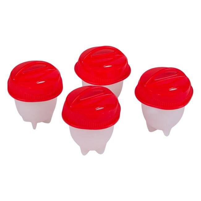 Recipient pentru fiert oua fara coaja, set 4 buc