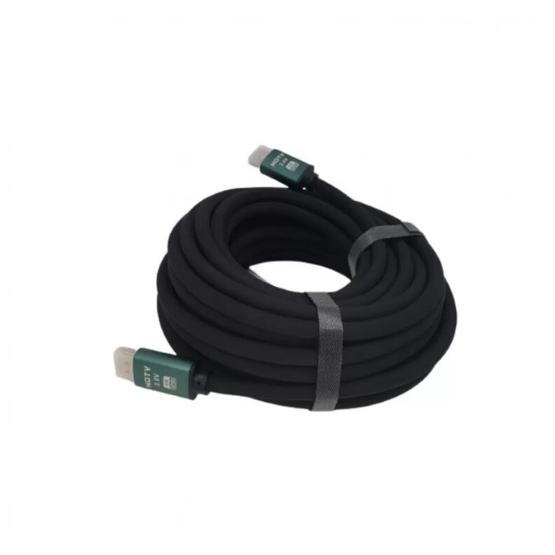 Cablu HDMI la HDMI, rezolutie 4K, 3D, cu Ethernet, 2.0V, UltraHD, 10 metri, Negru Verde, OSV-BBL3462