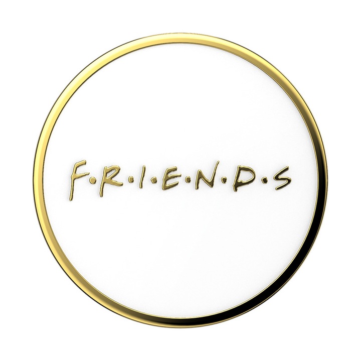 Popsocket за телефон или таблет, модел Friends, 1.6 x 1.6 x 0.25 инча, KOF-BBL3432