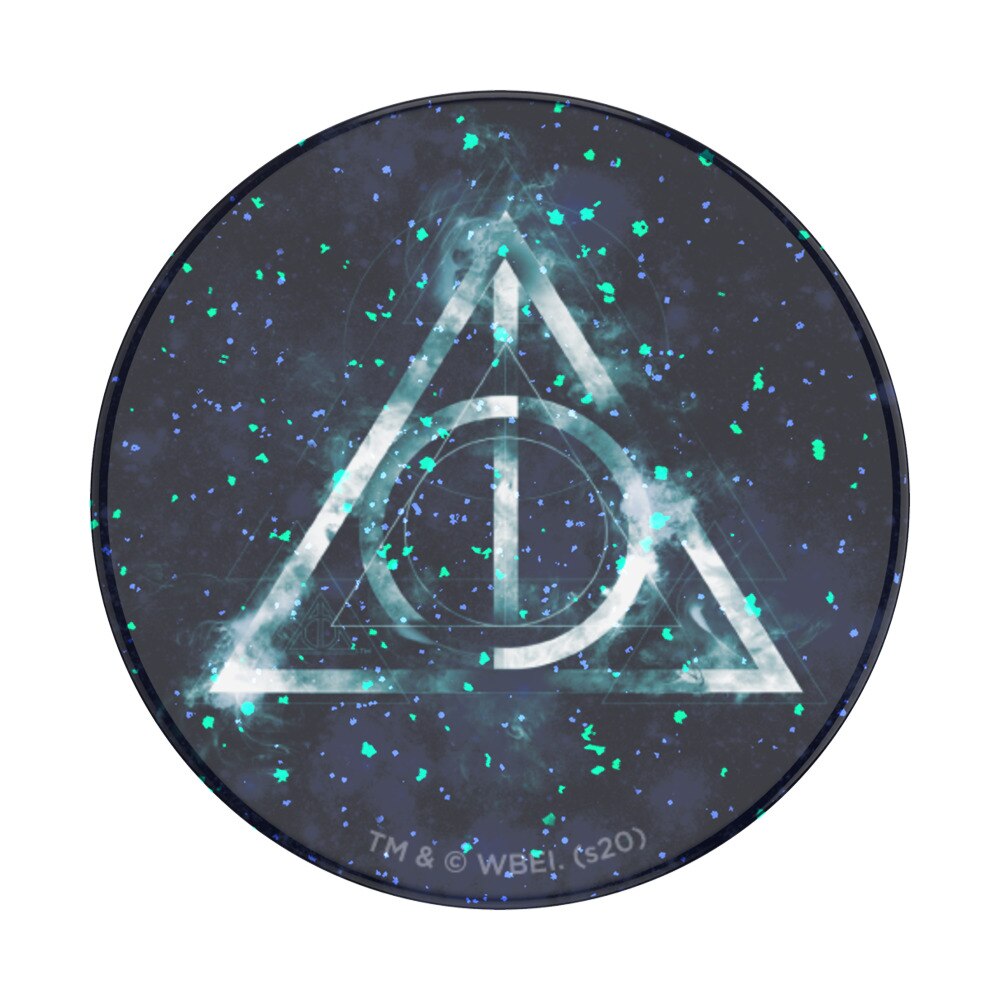 Popsocket pentru telefon sau tableta, model Deathly Hallows, 1.6 x 1.6 x 0.25 inch, KOF-BBL3430