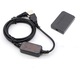 Canon kompatibilis AC, USB ACK-E12, DR-E12 LP-E12 adapter