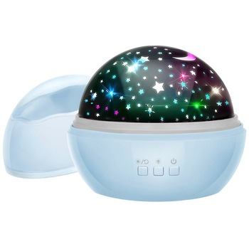 Lampa de veghe si de relaxare cu proiector de stele si viata subacvatica, 5 culori, 3 functii Lampa de veghe si de relaxare cu proiector de stele si viata subacvatica, 5 culori, 3 functii