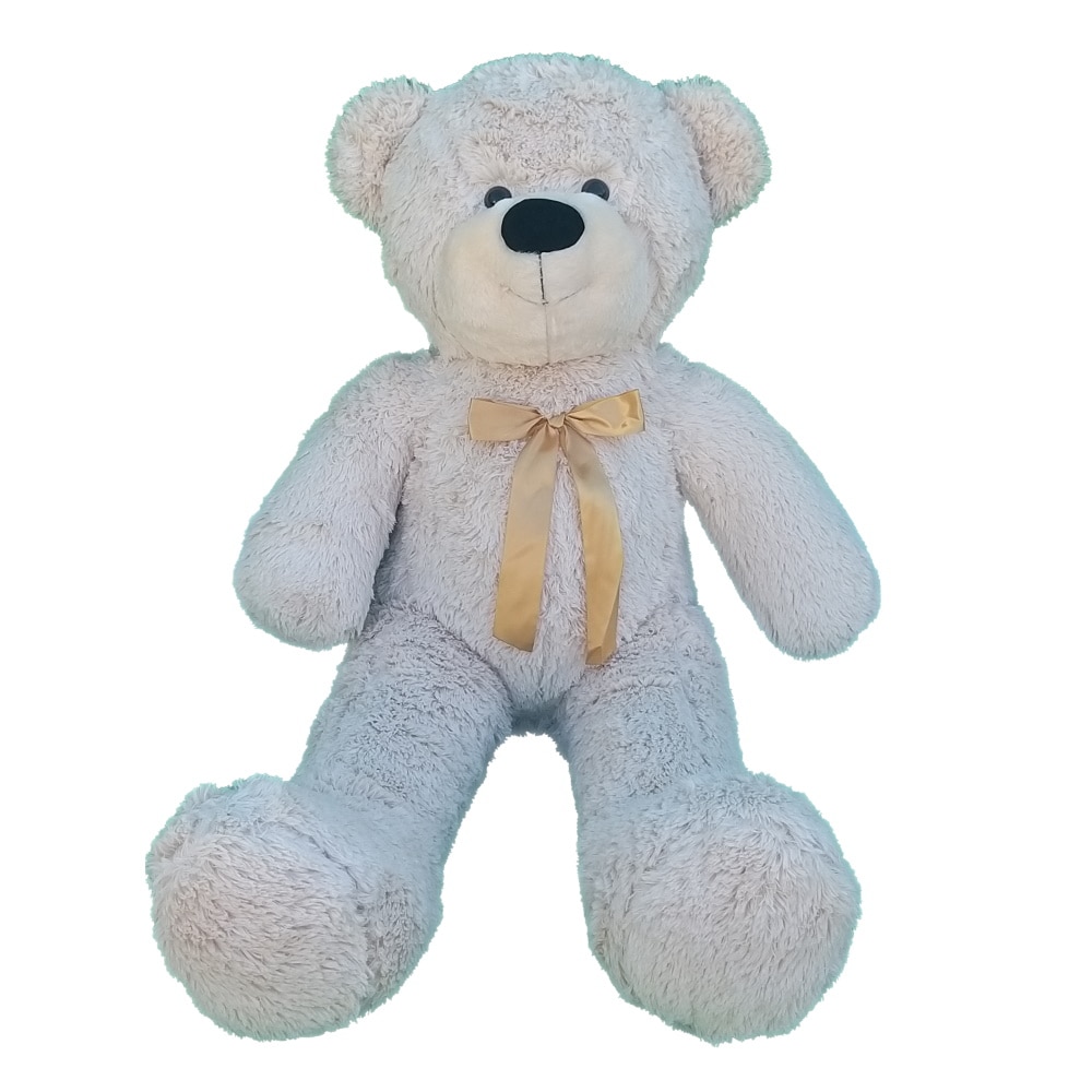 Urs de plus, Nichita Impex SRL, cu funda, maro, 105 cm